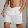 thumbnail image 5 of jjayotai Shorts for Men Drawstring Elastic Waist Shorts Athletic Gym Workout Casual Shorts for Running Pajama Lounge, 5 of 6