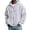 Light Gray-3, variant on Knit Solid Zip Hoodie For Everyday Comfort And Casual Style