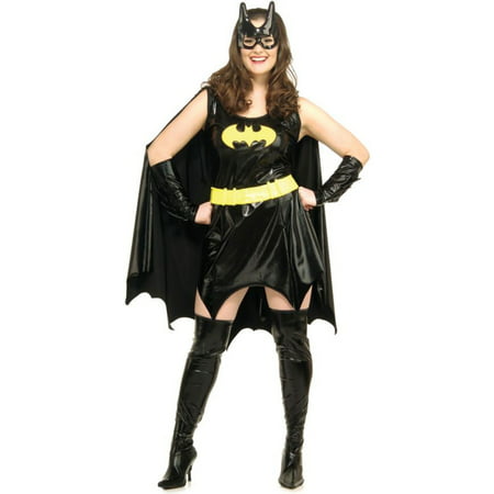 Morris Costumes Womens Sleeveless Batgirl Complete Outfit Plus Size, Style RU17441