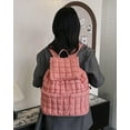 thumbnail image 4 of LHSHID Backpack for Women Large Puffer Quilted Backpack Purse Lightweight Bubble Work Travel Backpack for Women, 4 of 6