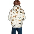 thumbnail image 2 of KLL Unisex Kids Boys Girls Hooded Pocket Pullover Hoodies-Dogs Funny Pets, 2 of 6