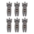 thumbnail image 4 of Clips de Bocadillos de Gato, empuñadura firme 6pcs PS material de jierro clips de bocadillo de bocadillo andip slip muchos para la deicina para el hogar, 4 of 7