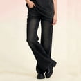 thumbnail image 6 of YTCAMLO Straight Leg Jeans for Women Classic Stretchy Relaxed Fit Denim Pants with Pockets Baggy High Waisted Trousers, 6 of 9