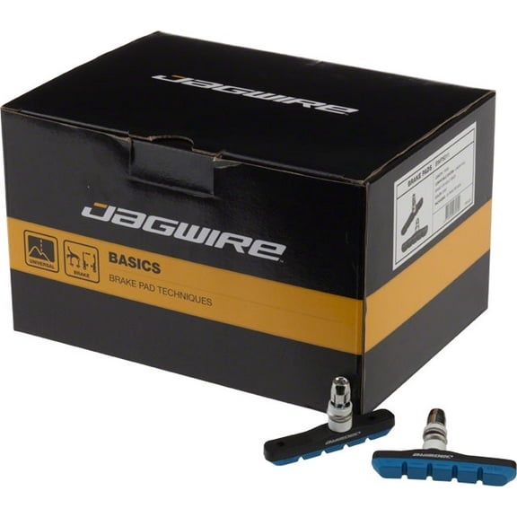 Jagwire Mountain Sport Brake Pads Threaded Post Box of 25 Pair, Blue
