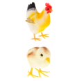 thumbnail image 1 of 2 Unids Estatua De Chick Chick Figurine home and garden Decoración, 1 of 9