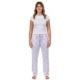 thumbnail image 2 of The White Lotus Pajamas Women's Allover Flower Design Adult Lounge Sleep Pant, 2 of 6