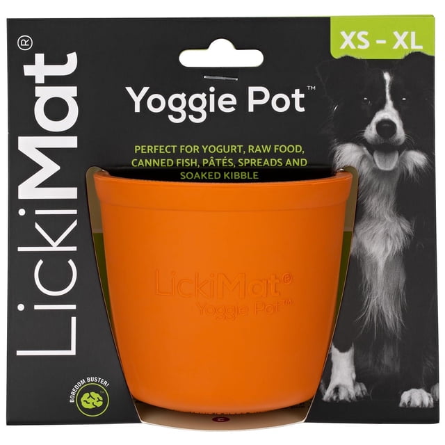 Dispensador de Goma LickiMat Yoggie Pot Verde para Perros de Todos los Tamaños