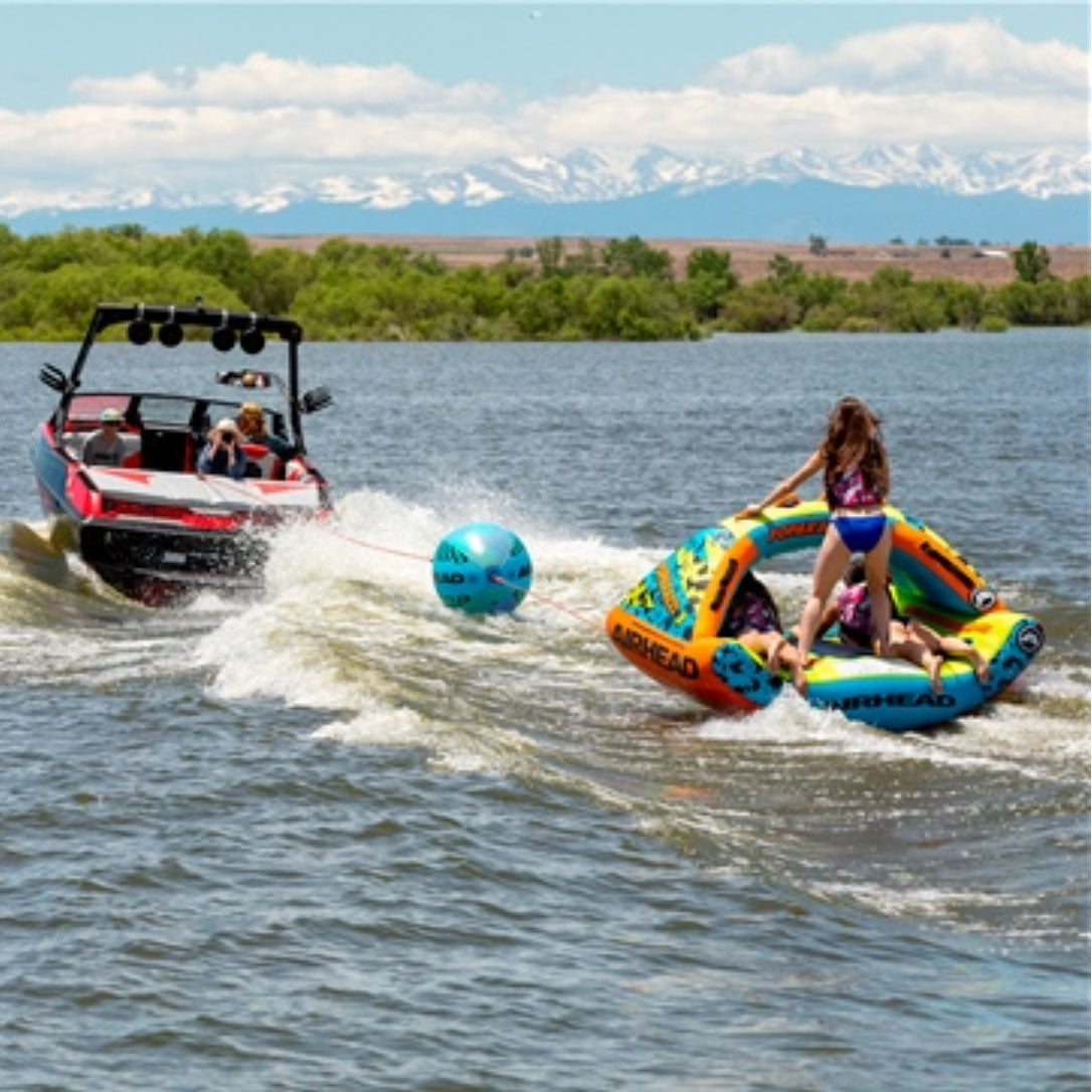 Airhead AHOR-12 Orb, 60 Foot Water Tube Towable Rope Ball Airhead AHOR-12 Orb, 60 Foot Water Tube Towable Rope Ball