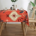 thumbnail image 3 of XMXT Polyester Rectangle Tablecloth, Christmas Times Prints Waterproof Table Cloth Home Dinner Decor Table Cover for Holiday Party, 54 x 72 inches, 3 of 9