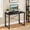 Black, variant on BEAUTYPEAK 31" Small Computer Desk Writing Gaming Table with Wood Top X-Shaped Reinforced Frame, Black