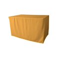 thumbnail image 1 of LA Linen TCpop-fit-48x30x30-GoldP14 1.8 lbs Polyester Poplin Fitted Tablecloth, Gold, 1 of 4