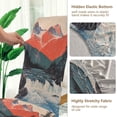 thumbnail image 5 of Yayeee 2 Pack Dining Chair Covers Stretch Parson Chairs Slipcovers Seat Protector, Mountains at Dawn, 5 of 6