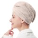thumbnail image 3 of Paquete de 2 bolsas de toallas para el cabello, bandana absorbente de secado rápido, botones para mujer, gorros para cabello rizado y largo Vhermosa CPB-US-DYP1378-4, 3 of 5