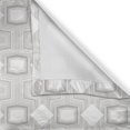 thumbnail image 5 of Ambesonne Abstract Grommet Curtain, Modern Geometrical, 50" x 84", Grey Beige and White, 5 of 6