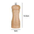 thumbnail image 2 of Molinillos de sal y pimienta, molinillos de sal y pimienta de madera de roble, rotor de cerámica, 2 of 5