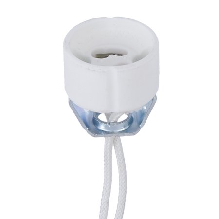 

B&P Lamp® Porcelain GU10 halogen socket with 1/8IP hickey 12 leads
