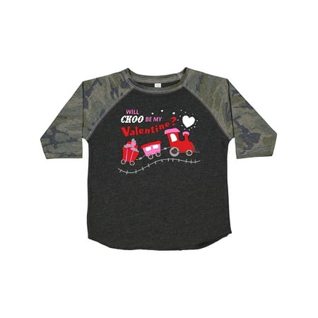 

Inktastic Will Choo Be My Valentine Valentine s Day Train Gift Toddler Boy or Toddler Girl T-Shirt