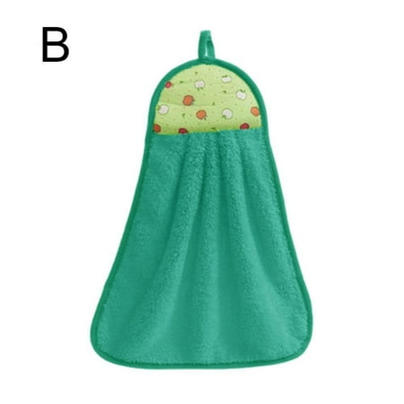 

Hand Towel Cloth Dishcloth Hanging Coral Velvet Bathroom Supplies W1A8 Deco L0V2