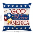 thumbnail image 4 of Xihbxyly Funda de Almohada Del Día de La Independencia, Funda de Lino con Diseño de Corazones Coloridos, Tela Suave y Ecológica, Ideal para Uso En Interiores y Exteriores, Regalo Perfecto para Famili, 4 of 7