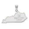 Kentucky Derby Sterling Silver Medium Pendant