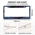 thumbnail image 7 of Aluminum License Plate Frame 2 Pack Car Exterior Accessory Car Tag Holder for Front Rear Plates Cars Decor Solar Vortex, 7 of 7