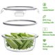 thumbnail image 3 of 12 juegos de recipientes de vidrio para almacenar alimentos con tapas, recipientes de vidrio para preparar comidas, cajas de bento de vidrio herméticas, sin BPA y a prueba de fugas, almacenamiento de, 3 of 7