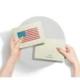 thumbnail image 2 of Twigs Paper American Flag Note Cards 12 Pack, Blank A2 with Envelopes, USA Made, 2 of 6