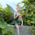 thumbnail image 7 of Fairy Garden Accessories,Fairies Garden Flower Pot Stakes,Glow In The Dark Flower Fairy Statue,Flower Fairy Figurines Garden Decor,Great Gifts for Mom Women Birthdays, 7 of 7