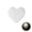 White, variant on Night Light Heart-Shaped Birthday Gift Nightlight for Room Decor 1pack Blue LED Nightlight for Indoor Bathroom Bathroom
