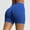 Blue, variant on Crunowin Women's Biker Shorts Quick Dry Sport Yoga Shorts Casual High-Waisted Workout Leggings Blue Size M