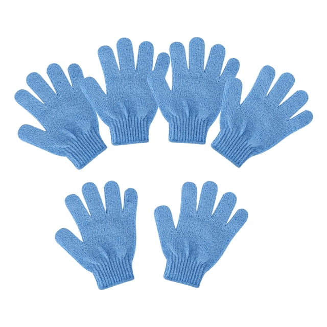 Guantes de limpieza de baño Sunnimix 6 Piezas Azul