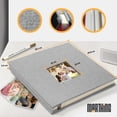 thumbnail image 2 of Álbum de Fotos y Recuerdos Autoadhesivo Accesorios 40 pag Marthing Album Grande de Recuerdos Familiar Elegante con 20 Hojas, 40 Paginas Autoadhesivas  y Bolígrafo Metálico Álbum Fotos Azul, 2 of 9