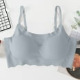 thumbnail image 2 of QNANSPI Women Wireless Bra,Everyday Bras,Lift Support Wireless Bra Solid Color Push Up Side Smoothing Full Figure T-Shirt Bra, 2 of 4