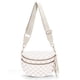 thumbnail image 1 of Riñonera Bandolera de Nylon a Cuadros Beige 31x14x22 cm, 1 of 6
