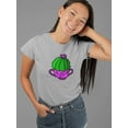 thumbnail image 2 of Cartoon Cactus In Pot Shaped T-Shirt Women -Image by Shutterstock, Female XX-Large, 2 of 4