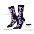 thumbnail image 4 of Logiee Cartoon Black Cats Print Adult Socks for Men & Women,Calf Socks, Ankle Socks,Boots Socks,Breathable Casual Sock,Unisex Crew Socks, 4 of 6