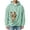 Light Green, variant on Y-Sunset Pouch Hoodie for Men, Oversized Dog Pouch Sweatshirts, Pet Carrier Pullover Animal Holder Long Sleeve Tops for Fall Winter Daily Wear, Vacation, Travel
