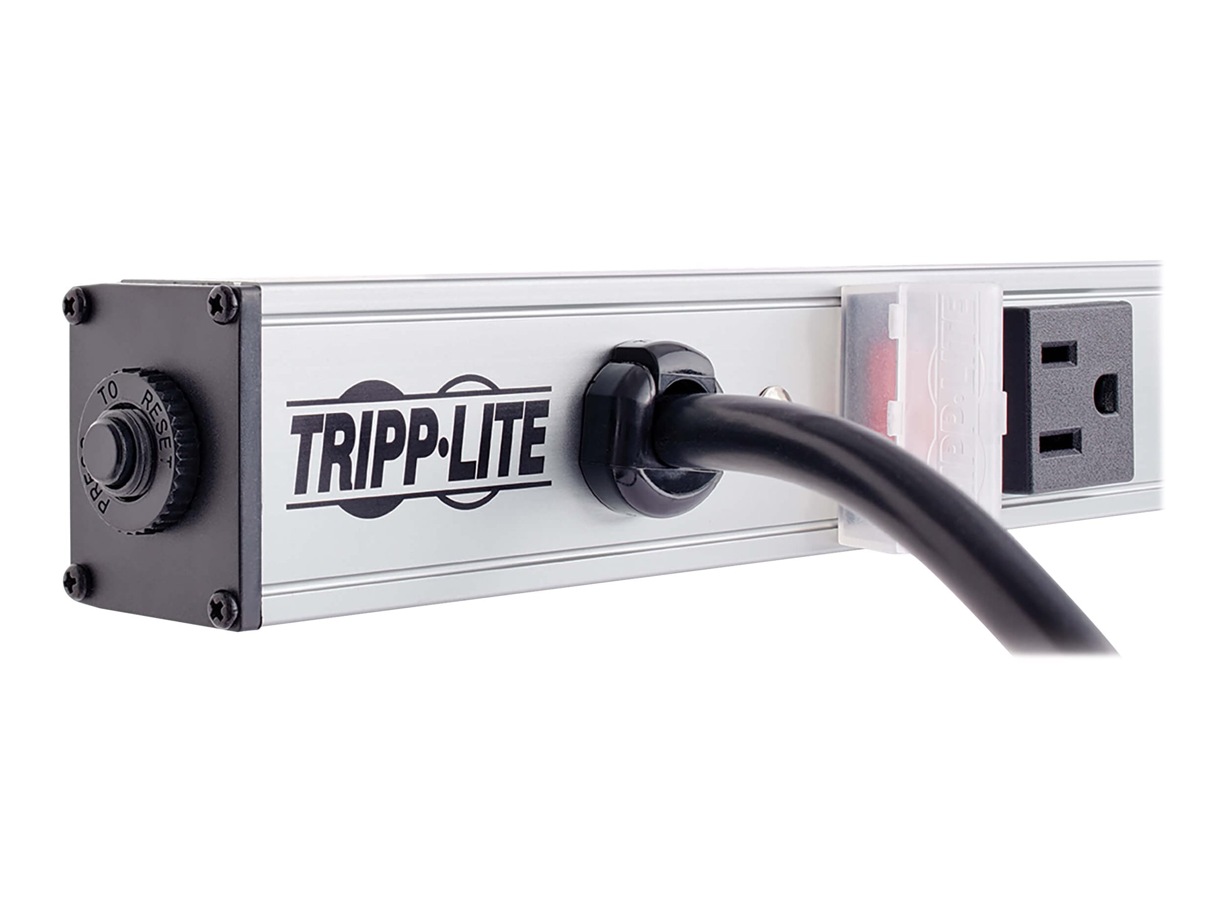 NEW Tripp Lite PS2408 24-Inch Power Strip 8 Outlets 15 Amp Circuit Breaker 