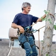 thumbnail image 5 of Climbing Safety Lanyard, Adjustable Positioning Fall Protection Rope Safety Cord Lanyard Professional Safety Belt Rope Tree Climbing Lanyard for High Altitude Trees Climbing Engineering, 5 of 8