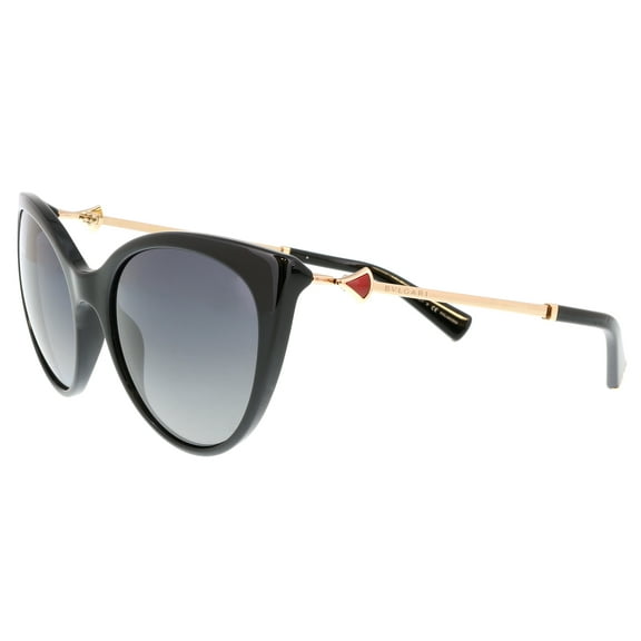 Bulgari BV8195KB 5195T3 Black Cat Eye Sunglasses for Womens