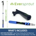 thumbnail image 7 of EVERSPROUT 1.5-to-4 Foot Telescoping Boat Hook | Floats, Scratch-Resistant, Sturdy Design | Durable & Lightweight, 3-Stage Anodized Aluminum Pole | Threaded End for Boating Accessories, 7 of 7