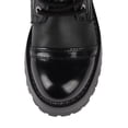 thumbnail image 4 of Jeffrey Campbell Locust Black Box Leather Lace Up Chunky Moto Combat Boots Boot (BLACK BOX, 9), 4 of 4