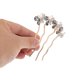 thumbnail image 5 of Peines Decorativos de Bargains Únicos Peine de Mariposa de Strass Accesorio de Peinado Lateral de Novia para un Estilo Elegante Negro, 5 of 7