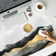 thumbnail image 6 of Desk Mat, Extended Gaming Mouse Pad (35.4x15.7 in), Large Non-Slip Rubber Base Mousepad with Stitched Edges, Waterproof Keyboard Mouse Mat Desk Pad for Work, Game, Office, Home - Sunset, 6 of 7