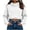 White, variant on Vivianyo HD Women's Fall Winter Ultra Casual Cropped Hoodie, Drop Shoulder Long Sleeve Crop Tops Front Pocket Solid Pullover Sweatshirt for Women, Women's White Hoodie, Sizes S-2XL