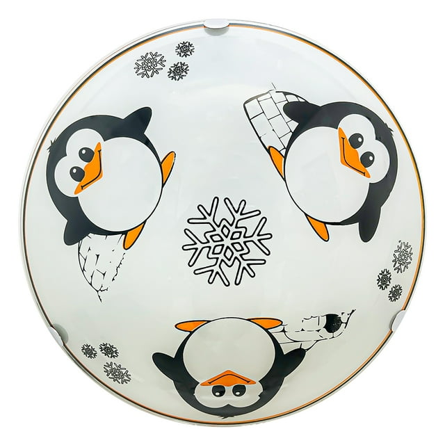 Lampara De Techo, Luz Ideal Pingüino, Sobreponer