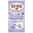 thumbnail image 5 of Red Rose Sweet Temptations Dessert Tea Blueberry Muffin Zero Sugar Bursting with Flavor Caffeine-Free Delicious Beverage Herbal Tea 18 Count Pack of 2, 5 of 10
