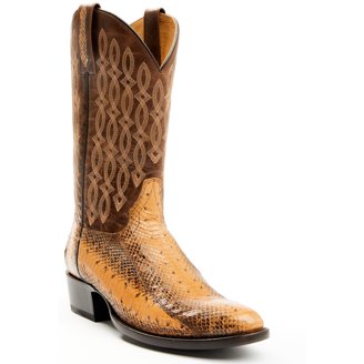 CODY JAMES MEN\'S EXOTIC PYTHON WESTERN BOOTS - BROAD SQUARE TOE size 9.5D Cody James Men main image 2