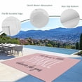 thumbnail image 3 of Pink Outdoor Rug for Patio/Deck/Porch, Non-Slip Large Area Rug 4 x 6 Ft, She Leaves A Little SPARKLE Wherever She Goes Indoor Outdoor Rugs Washable Area Rugs, Reversible Camping Rug Carpet Runner, 3 of 8