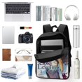 thumbnail image 3 of Solo Leveling-theme Backpack, Campus style schoolbag Bookbag with Adjustable Shoulder Straps And Large Zip Compartment, Unisex Travel Bags., 3 of 6
